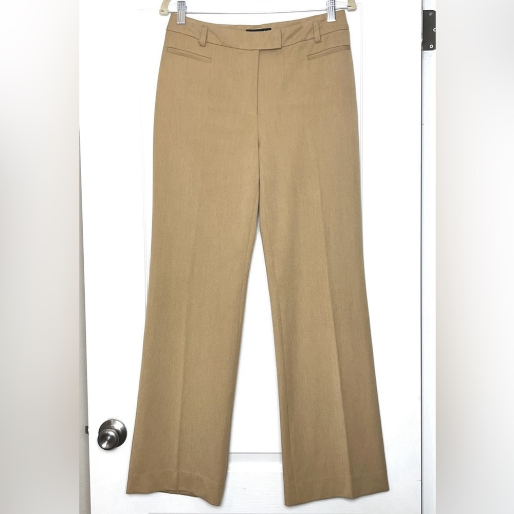 Vintage Thailand Women’s Tan Dress Pants Size 6 30” Waist Straight Leg Career